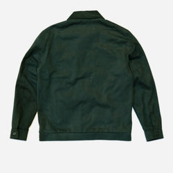 Green Motorcycle jacket on a white background