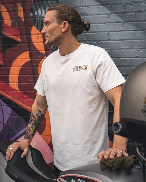 BSMC Billboard Logo Graphic T-Shirt - Off White