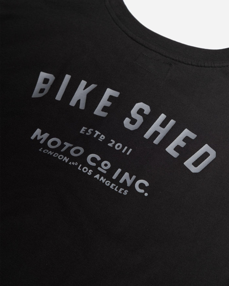 BMW Boxer Motorcycle ESTD. Graphic T-Shirt - Black Back Detail