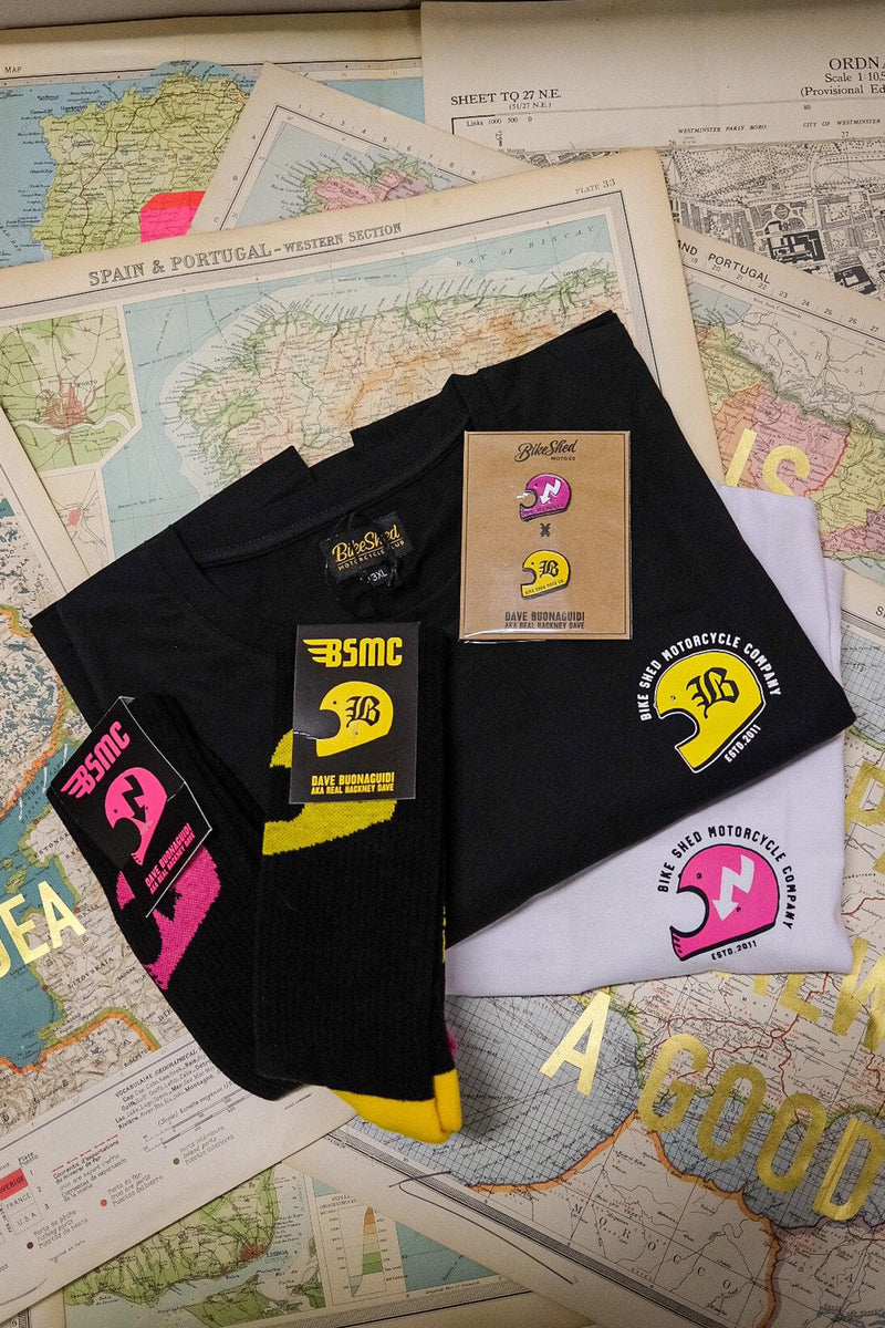 BSMC BROK3N Motorcycle Graphic T-Shirt - Black