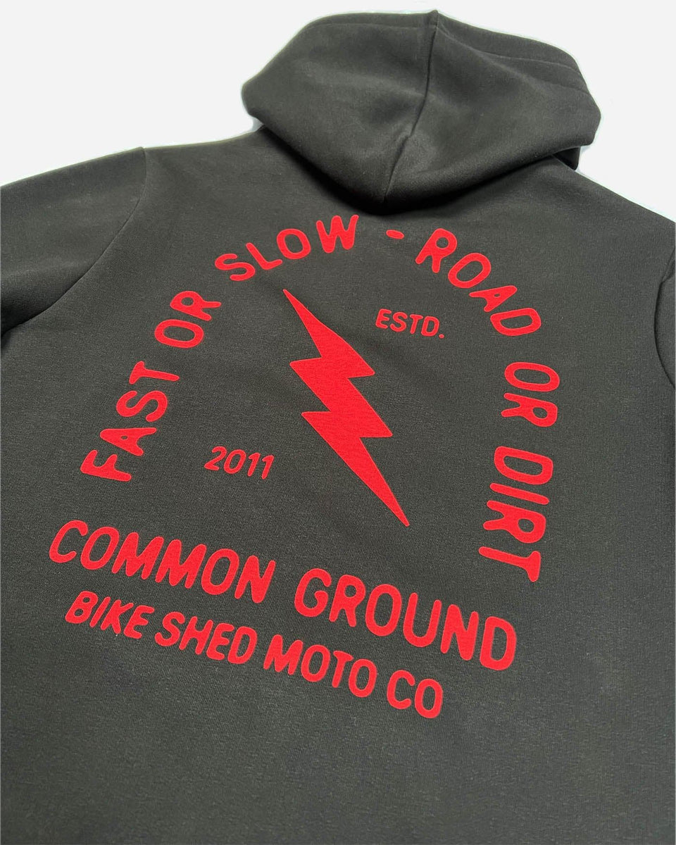 BSMC Common Ground Graphic Motorcycle Hoodie - Black