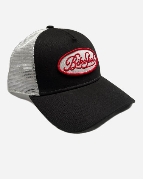 BSMC Motorcycle Garage Patch Cap - Black/White