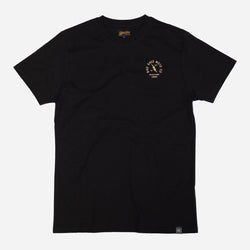 Black Motorcycle London Lightning T-Shirt - front