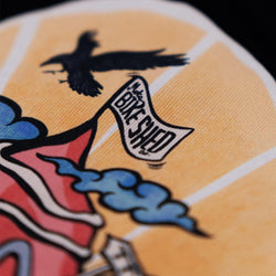 black motorcycle graphic t-shirt - detail