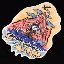 black motorcycle graphic t-shirt - detail