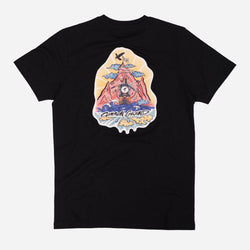 black motorcycle graphic t-shirt - back