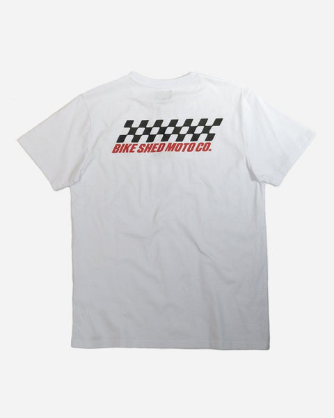 BSMC Motorcycle Race T-Shirt - White