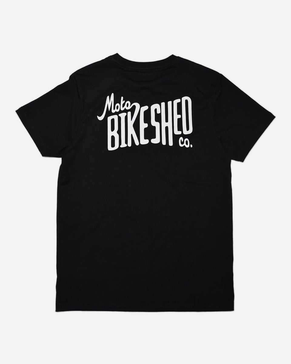 BSMC Throwback Logo Motorcycle Graphic T-Shirt - Black