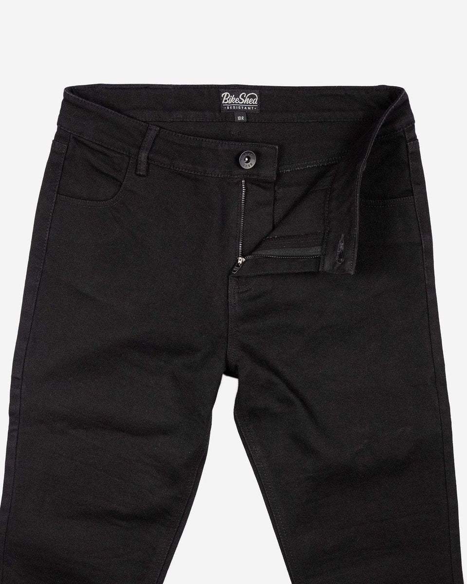 Motorcycle Resistant Women's Skinny Jean - Black