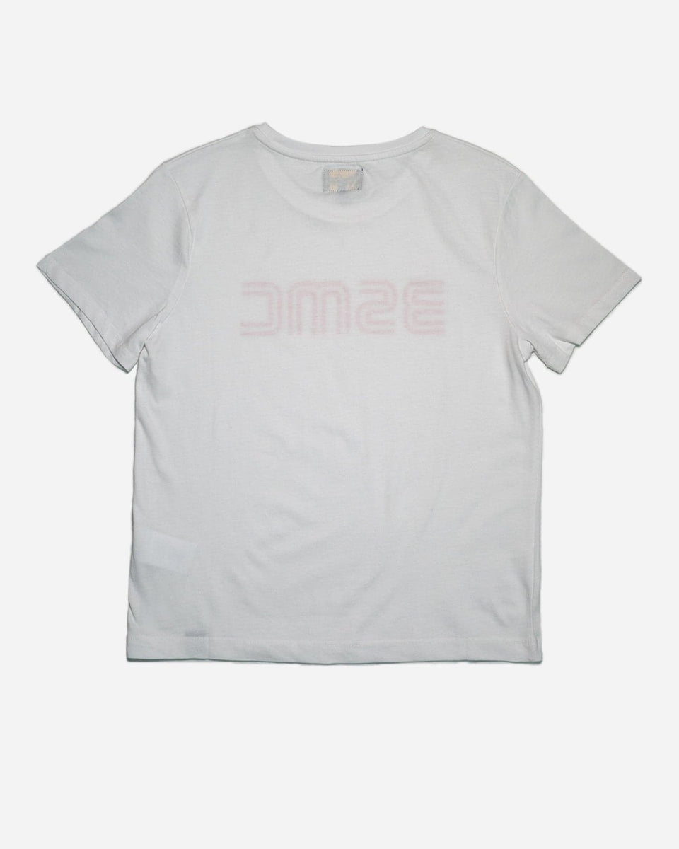 BSMC Women's '77 Motorcycle T Shirt - White/Red